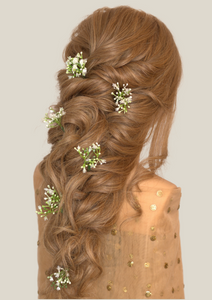 Ivory Blooms Hair Pins